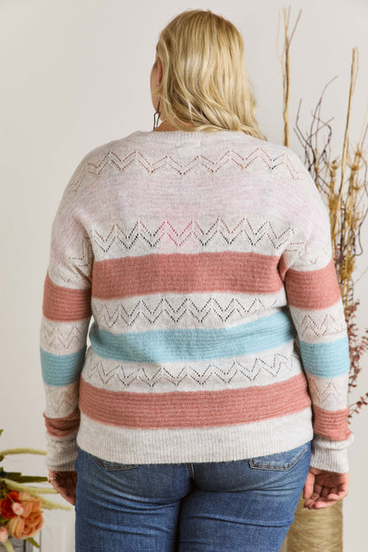 MULTI STRIPE SWEATER