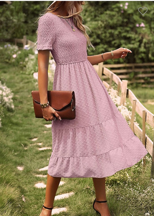 Pink MIdi Dress