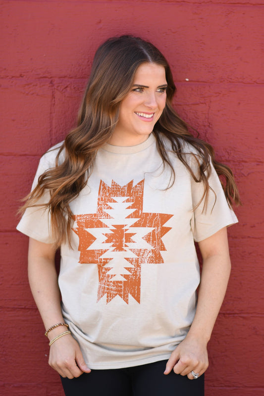 Aztec Cross Graphic